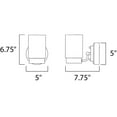 thumbnail image 3 of Maxim Lighting - LED Wall Sconce - Wall Sconce - Mod-8W 1 LED Wall Sconce-5, 3 of 4