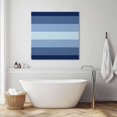 thumbnail image 3 of Navy Blue Ombre Wall Art Painting on Canvas, Gradient Navy Blue Woods Farmhouse Canvas Art Home Prints Wall Art Framed Modern Artwork for Living Room Bedroom Wall Decor 8x8in, 3 of 9