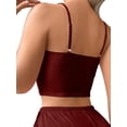 thumbnail image 2 of Sexyfree Ribbed Pajamas Set for Women Sexy Cami with Side Slit Shorts Sleepwear Lingerie 2 Piece Pjs Nightwear, 2 of 5