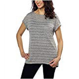 Calvin Klein Jeans Ladies Knit Top (XX-Large, Iron Heather)