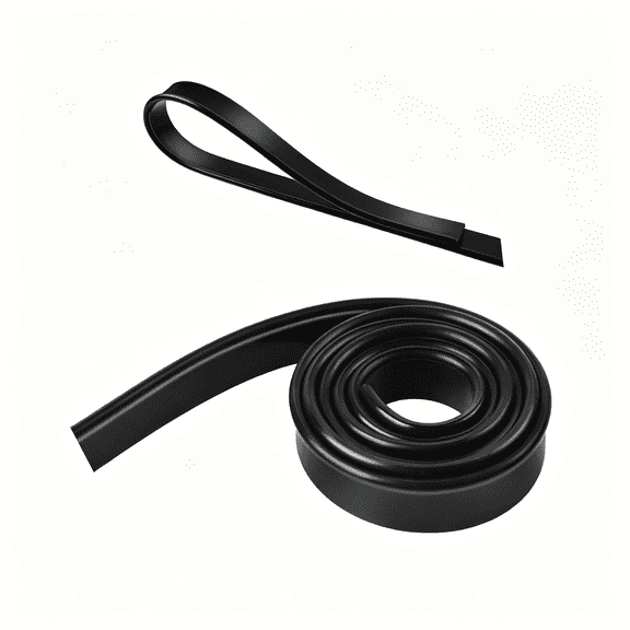 ACDANC 41In Squeegee Replacement Rubber,Squeegee Rubber Replacement Blades Black Silicone Rubber Squeegee Refills for Shower Doors Window Glass Cleaning
