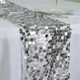 thumbnail image 6 of Efavormart Premium Silver Sequin Restaurant Table Top Runners For Weddings Birthday Banquets Decor Fit Rectangle and Round Table, 6 of 7