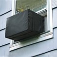 thumbnail image 5 of Cubierta para aire acondicionado de ventana exterior, cubierta para unidad de aire acondicionado de ventana exterior, negro a prueba de polvo (S), 5 of 5
