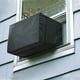 thumbnail image 5 of Cubierta de aire acondicionado para ventana exterior, cubierta de unidad de aire acondicionado para ventana exterior, negro a prueba de polvo (L), 5 of 5
