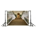 thumbnail image 3 of ABPHOTO 7x5t Photography Backdrop Castle Luxury Palace Droplight Green Plant Elegant Stair Metal Fence European Interior Girl Photo Background Backdrops, 3 of 4