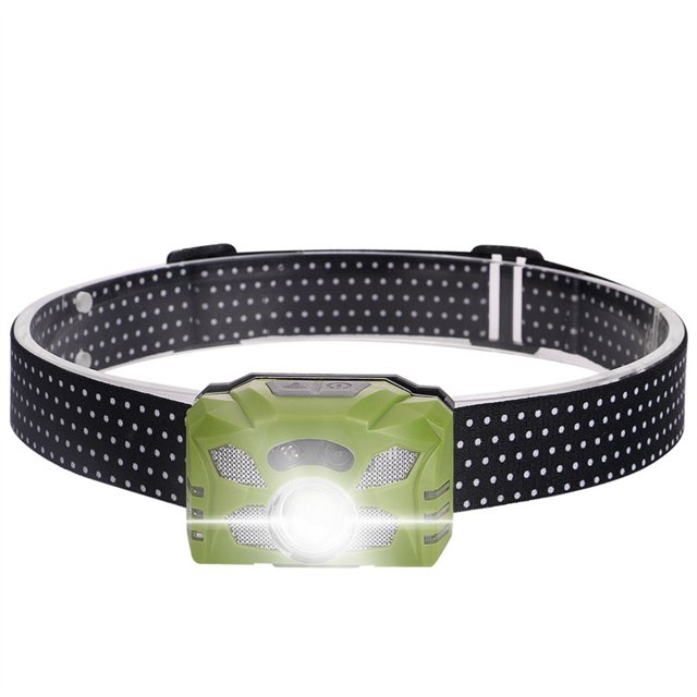 Eigraketly USB recargable faro sensor luz alimentado linterna faro accesorios de camping para reparación al aire libre verde Ropa Deportiva, Zapatos Verde Eigraketly OD023791-02