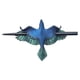 thumbnail image 1 of Retro Blue Bird/Green Leaf Hair Pin Stick Slide Con Stick Personality Gift Para Mujeres Party Cosplay Props Cateissary AP006401-01, 1 of 6