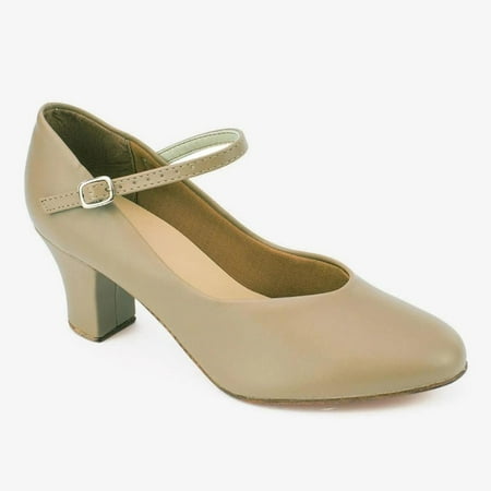 

Dance Shoes Character Jazz 2 Heel So Danca CH52 Tan 5.5W Adult