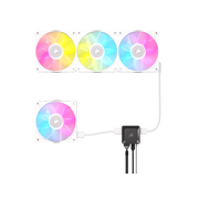 CORSAIR RX RGB Series, iCUE LINK RX120 RGB White, 120mm Fan, Triple Pack