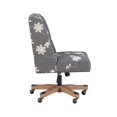 thumbnail image 4 of Linon Chaise de Bureau en Bois Rembourrée Brodée Grise, 4 of 19