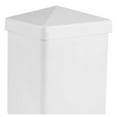 thumbnail image 2 of Classy Caps 5x5 Pyramid Post Cap - Fits 5"x5" Posts - White Vinyl (PVC), 2 of 4