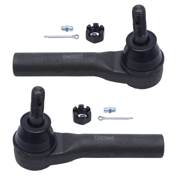 Detroit Axle - 2 Front Outer Tie Rods for Cadillac Escalade ESV Chevrolet Silverado 1500 LD Tahoe GMC Sierra 1500 Limited Yukon XL, Outer Tie Rod Ends Replacement