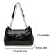 thumbnail image 2 of Cuerpo Cruzado Bow Women Con Bolso Hombro Con Bolso Emparejamiento Cadena (negro), 2 of 9