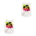 thumbnail image 1 of Ropa para perros Methold Camisa Chalecos de verano Patrón de coco Blanco L 2piezas, 1 of 6