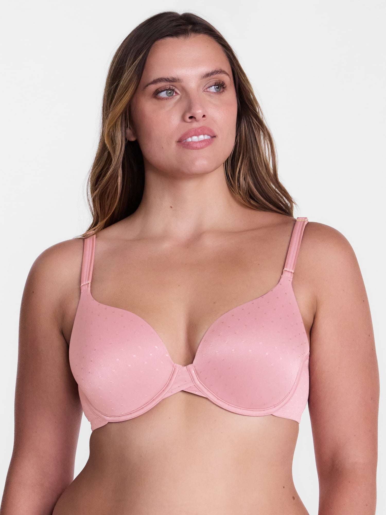 Joyspun Women's Smoothing T-Shirt Bra, Sizes 34A to 40DDD