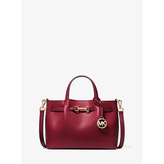 Michael Kors Outlet Carson Small Pebbled Leather Satchel - Drift