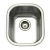 Houzer CS-1607 15" x 18.5" x 7" Stainless Steel Undermount Large Bowl Bar/Prep Sink