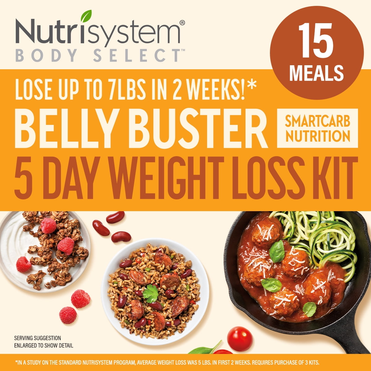 Nutrisystem® Body Select™ Belly Buster 5 Day Weight Loss Kit: Delicious Nutrisystem® Body Select™ Belly Buster 5 Day Weight Loss Kit: Delicious