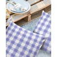 thumbnail image 2 of Pack of 2 Outdoor Pillow Covers, Rustic Country Purple Watercolor Pla Farmhouse Waterproof Square Throw Pillowcase Cushion Decorative Pillow Covers for Couch Patio Tent, 20x20 in, 2 of 6