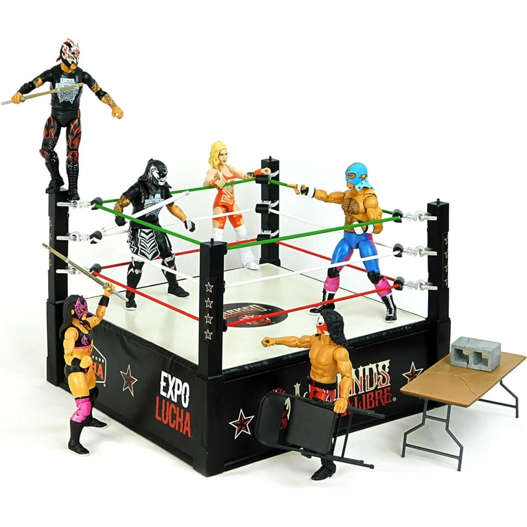 ルーシュ Legends of Lucha Libre CMLL ボスファイト Boss Fight Studio, Legend of Lucha Libre Ring, 12x12 inch with