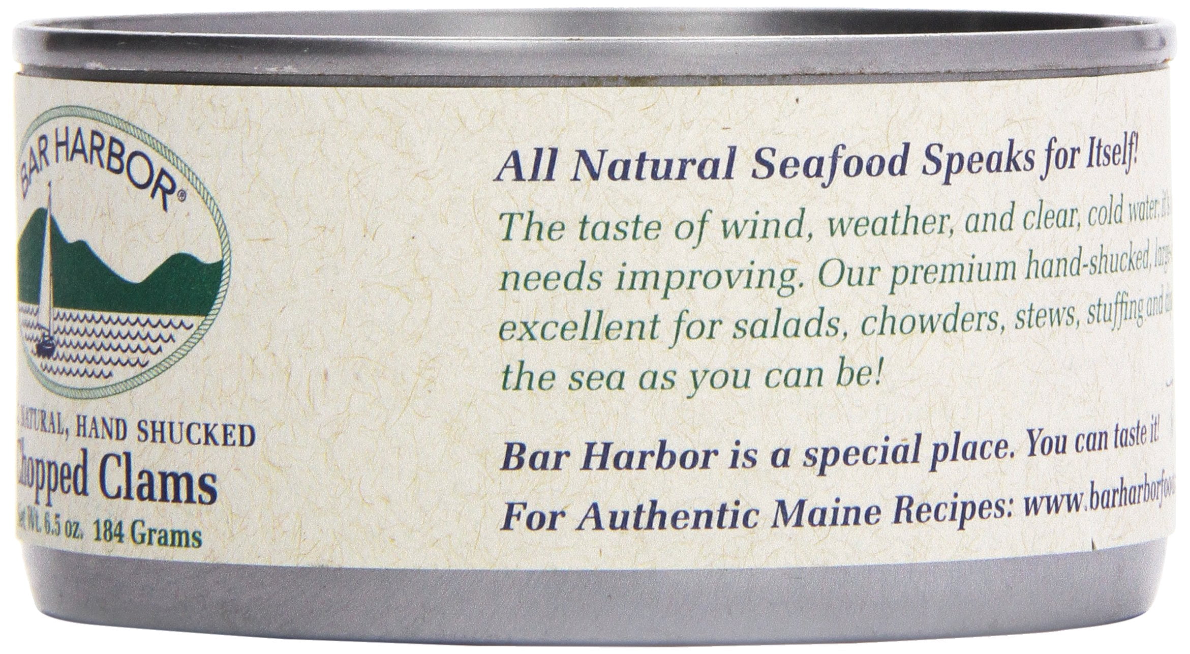 (Pack of 12) Bar Harbor Chopped Sea Clams, 6.5 oz