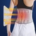 thumbnail image 4 of Yaoyar Removable Self-heating Magnetic Support Brace Adjustable Pain Relief Back Waist Support Lumbar Brace Belt M, 4 of 8