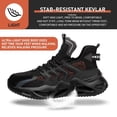 thumbnail image 5 of DianSen Steel Toe Shoes for Men Indestructible Work Sneakers Puncture-Proof Slip on Safety Shoes for Industrial,Coustruction, 5 of 9
