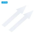 thumbnail image 3 of Uxcell 8" Length Directional Arrow Sticker Self Adhesive Wall Sign White 10 Pack, 3 of 6