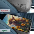 thumbnail image 4 of Yuyamidu Highland Cow Center Console Armrest Covers for Cars Trucks SUVs Sunflower Automobile Armrest Cover Pad Flannel Center Console Cover Pad Decorative Accessories, 4 of 7