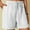 01 White, variant on Weiqiqre Athletic Shorts for Women Shorts Casual Flowy High Waisted Comfy Summer Elastic Drawstring Boho Dressy Pockets