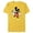 Yellow, variant on Disney Mickey Mouse Surprised - Short Sleeve Blended T-Shirt for Adults - Customized-Yellow