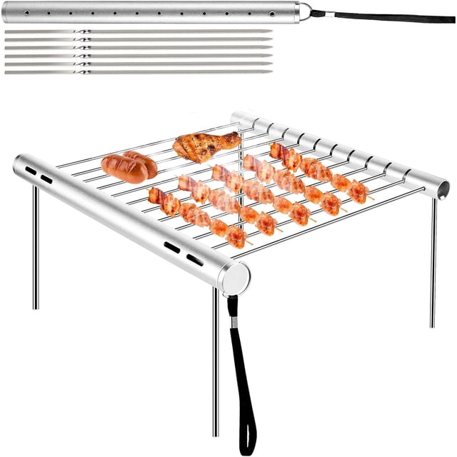 Collapsible Fire Pit: Portable Charcoal Grill That Transforms Your Outdoor Experience, Rust-Proof And Ready For Adventure