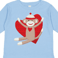 thumbnail image 4 of Inktastic Hug Sock Monkey Boys or Girls Long Sleeve Toddler T-Shirt, 4 of 5