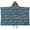 Excavator and Gravel, variant on Excavator and Concrete Mixer Blue Teens Hooded Bath Towel Wrap for Ages 3 To 12,Quick Dry Lightweight Soft Microfiber Bath Beach Pool,50"x30"