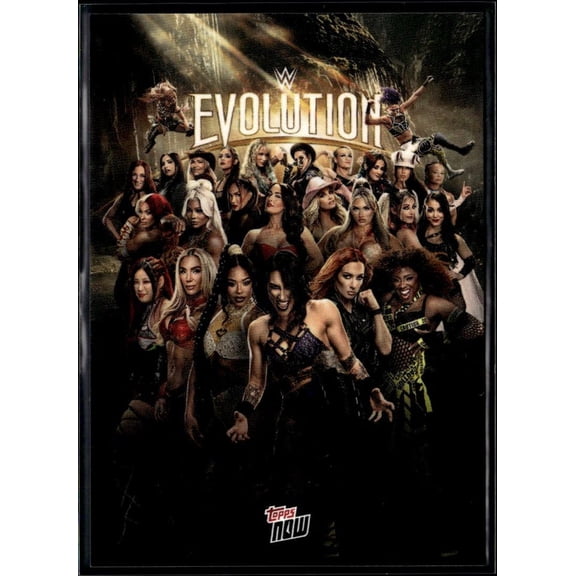 Collectible 2025 Topps Now WWE Evolution #EVOL Card Trish Stratus Becky Lynch Rhea Ripley Bayley