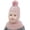 Pink, variant on Splozh Toddler Winter Hat Winter Hat for Boys Girls Warm Baby Toddler Fleece Beanie Hats,Pink,One Size
