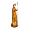 thumbnail image 2 of Santa Muerte Ámbar Transparente 15 cm Tarot Felix + Libro Esotérico, 2 of 4