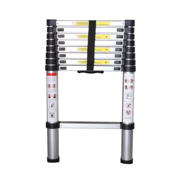 Escalera Telescopica KARLEN Aluminio 255cm Altura Max JC-026A