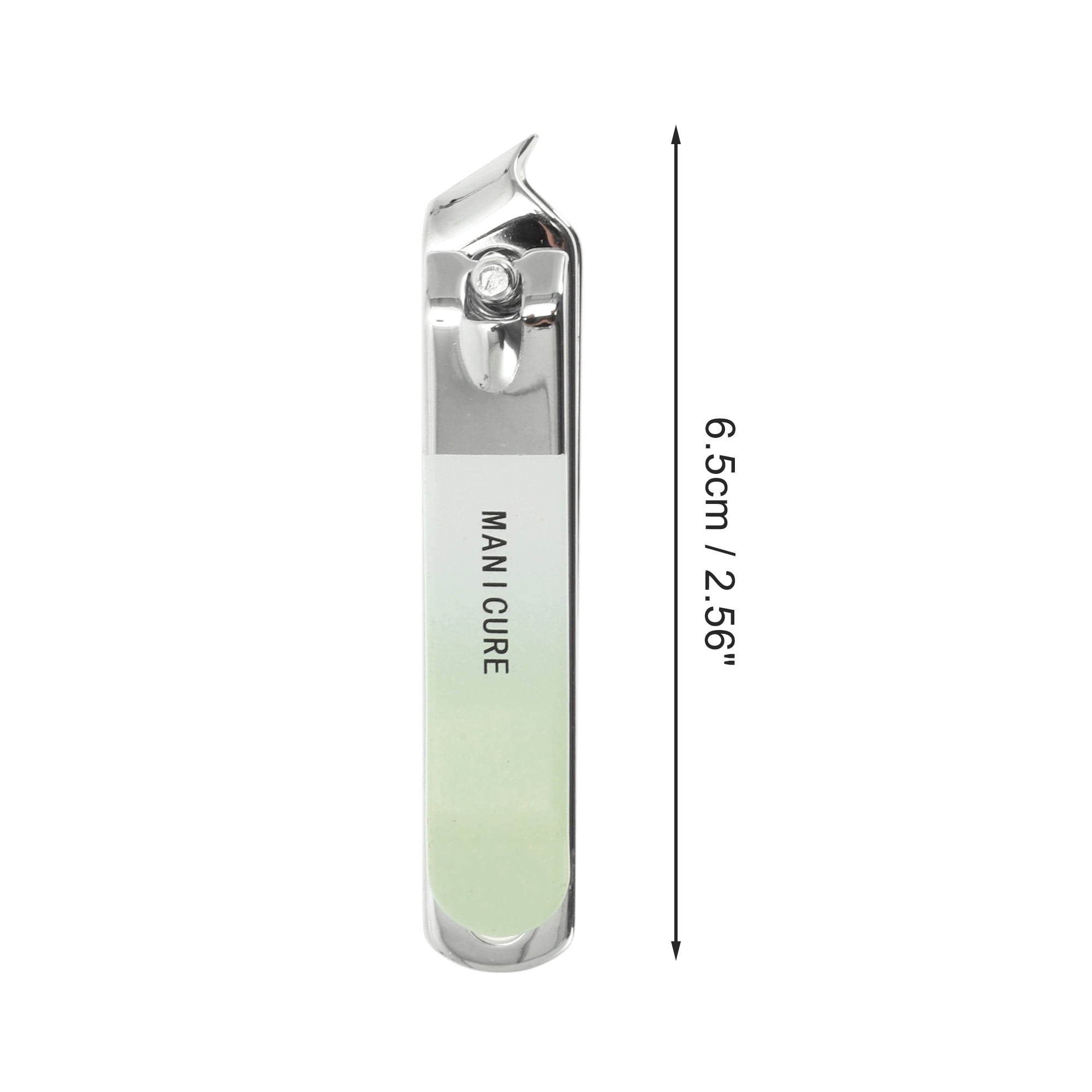 Unique Bargains 1pc Gradient Slanted Nail Clippers 2.56" Length Green