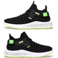 thumbnail image 2 of Zapatos de tenis para hombre/Zapatos deportivos transpirables de alta elasticidad/Zapatos casuales de punto con mosca abierta de calcetín nuevo, 2 of 3