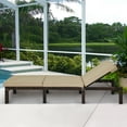 thumbnail image 3 of Gymax Patio Rattan Chaise Lounge Chair Recliner Outdoor w/ 6 Positions Cushion, 3 of 9