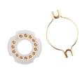 thumbnail image 4 of kusrkot Gold Plated 14pin Ceramic Vacuum Tube Socket Top Mount Valve for PCB Board, 4 of 8