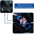 thumbnail image 5 of Shark Soft and Comfortable Furry Printed Car Armrest Pad Cover - 12.5x8.2 Inch, 5 of 6