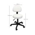 thumbnail image 2 of Banco Taburete Vanlig Ask con Respaldo color Blanco para Spa/Consultorio Vanlig Banco Blanco ASK, 2 of 4