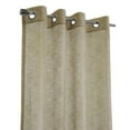 thumbnail image 7 of Boucle Sheer Grommet Curtain Panel 52 x 84 in Tan, 7 of 7
