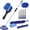 Blue Set, variant on 62" Microfiber Car Wash Brush Mop Kit Mitt Sponge with Long Handle Car Cleaning Supplies Kit Duster Washing Car Tools Accessories, 1 Chenille Scratch-Free Replacement Head Aluminum Alloy Pole