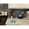 thumbnail image 2 of Bichon Frise Hippie Dawg Glass Cutting Board Large 12 in x 15 in, 2 of 5