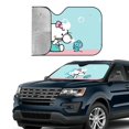 thumbnail image 4 of Windshield Sun Shade Foldable Car Front Window Sunshade For Car Suv Trucks Vans - Best Heat Shield Blocker Visor Cover Blocks Uv Rays And Keeps Your Vehicle Cool-Medium, 4 of 5