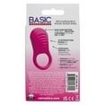 thumbnail image 5 of CalExotics Basic Essentials Rechargeable Ridge Rider Silicone Penis Ring, Pink, 5 of 6