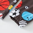 thumbnail image 6 of QEFJNO 2-8Y Kids Boys 100% Cotton Pajamas Set Toddler 2-Piece Long Sleeve Sleepwear Little Boys Soccer Ball Pjs, 6 of 9